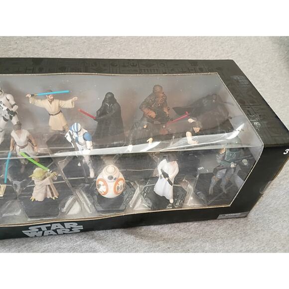 Disney Star Wars Mega Figure Play Set figurine 20 fully sculpted 4'' NWT - Picture 3 of 7